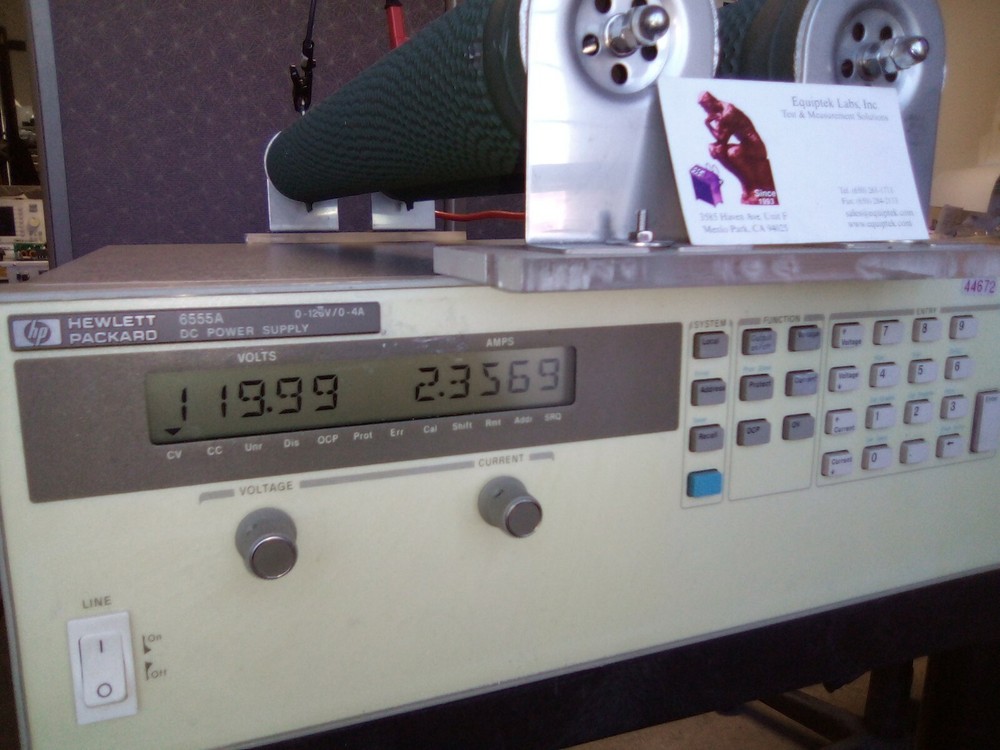 HP 6655A 120 Volt 480W Programmable Lab Power Supply with constant current mode