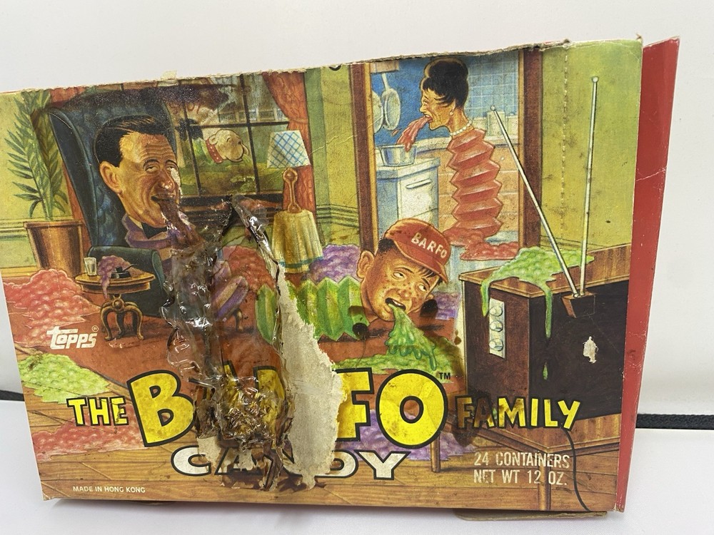 1989 Topps BARFO CANDY in ORIGINAL BOX