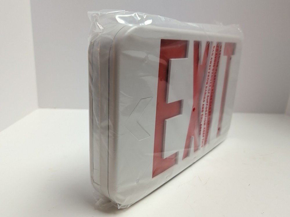 Cooper Lighting All-Pro APX7R Thermoplastic EXIT SIGN NEW