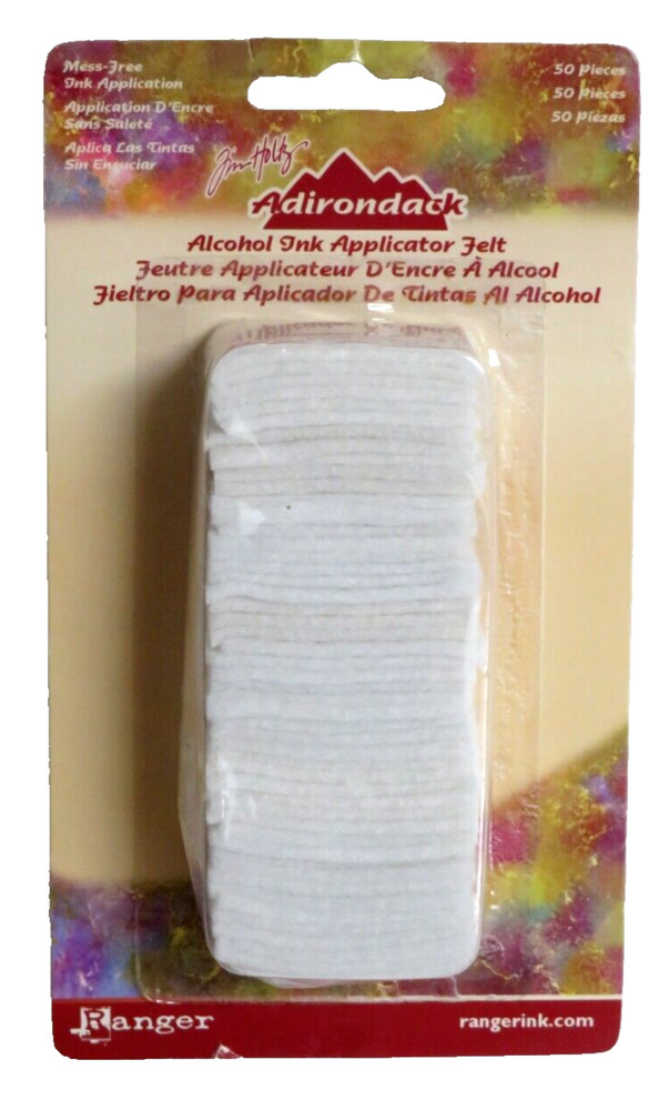 NEW Ranger ALCOHOL INK APPLICATOR FELT 50pc Replacement Felt for Ink Tool