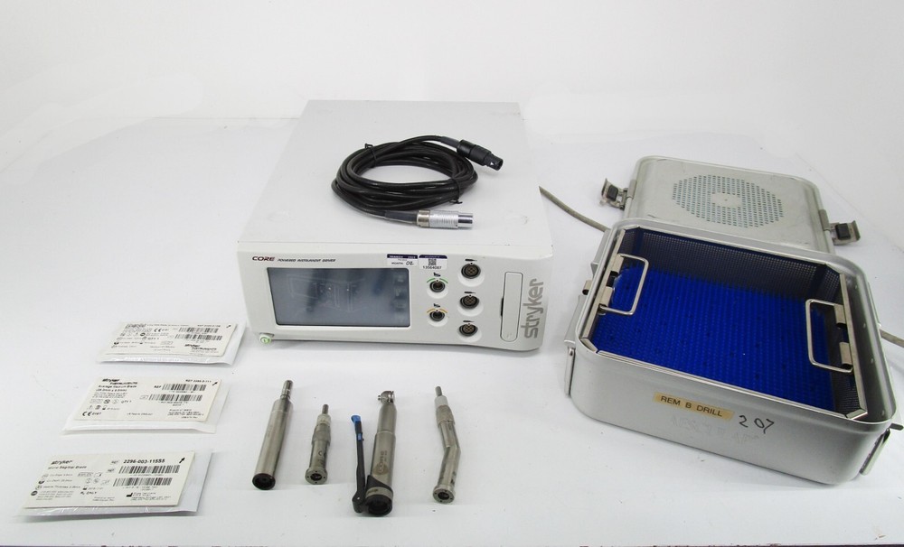 Stryker Core System w/ Sagittal and Drill Attachments