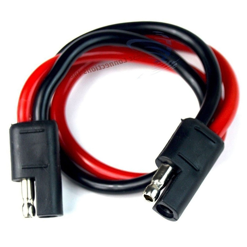 8 Gauge 12" Quick Disconnect Polarized Inline Power Cable Wire Harness Install