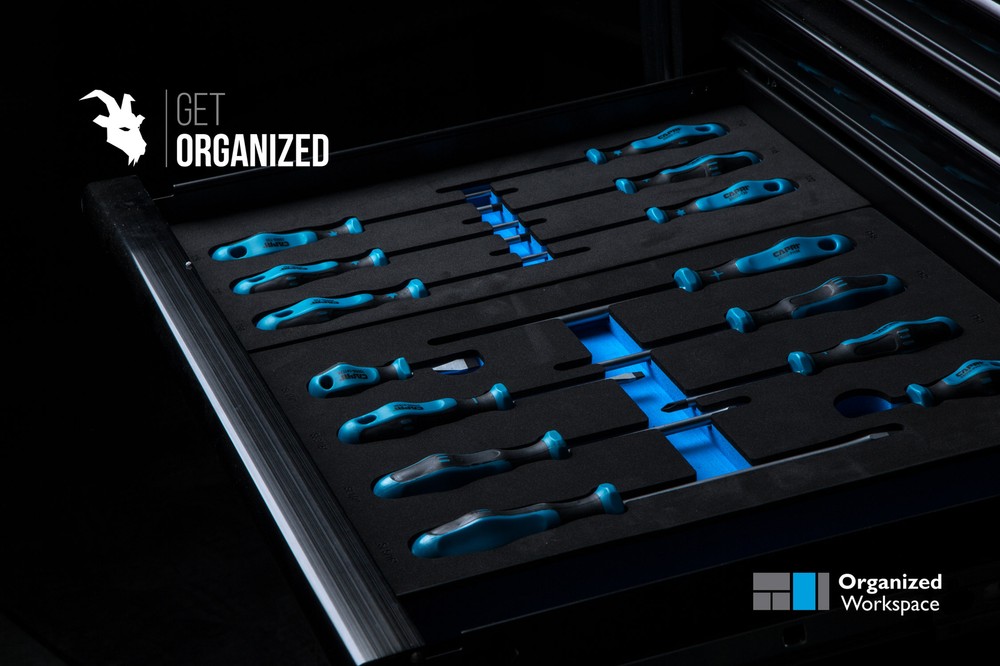 Capri Tools Kontour Screwdriver Set, 8-Piece with The Mechanics Tray