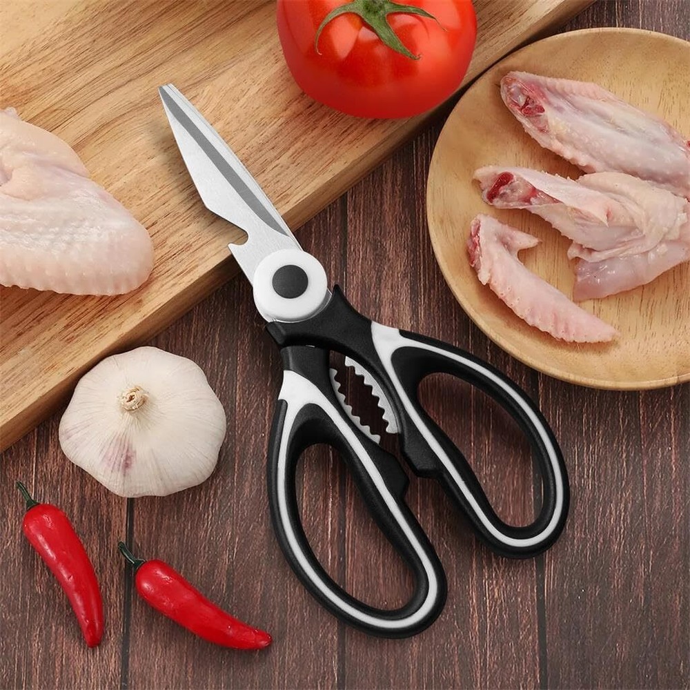 Stainless Steel Heavy Duty Kitchen Shears Scissors Sharp Meat Fish Multipurpose