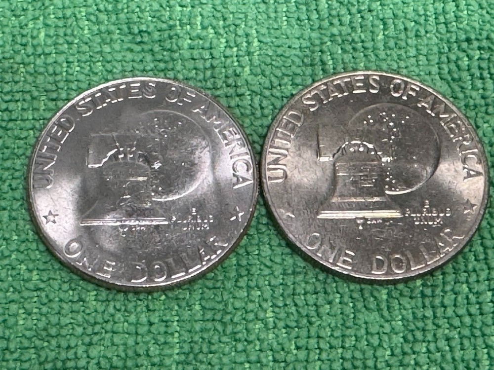 1976-P, T2 Eisenhower “Ike Silver Dollar” - AU Condition