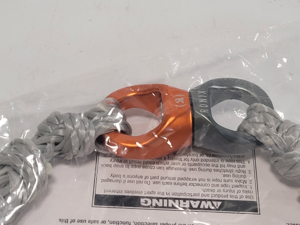 Ronix 2ft Spinner Rope Section Surf/Wake Spinner Attachment Silver