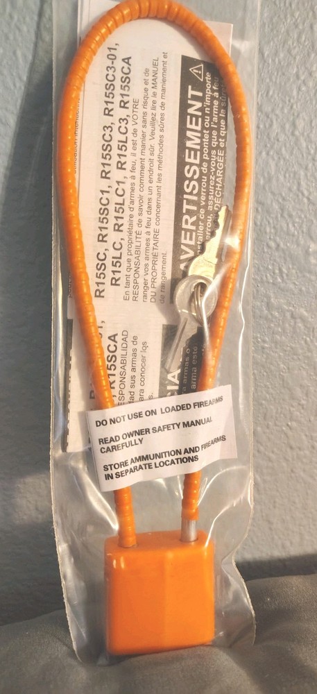 Cable Gun Lock With 2 Keys New Unopened
