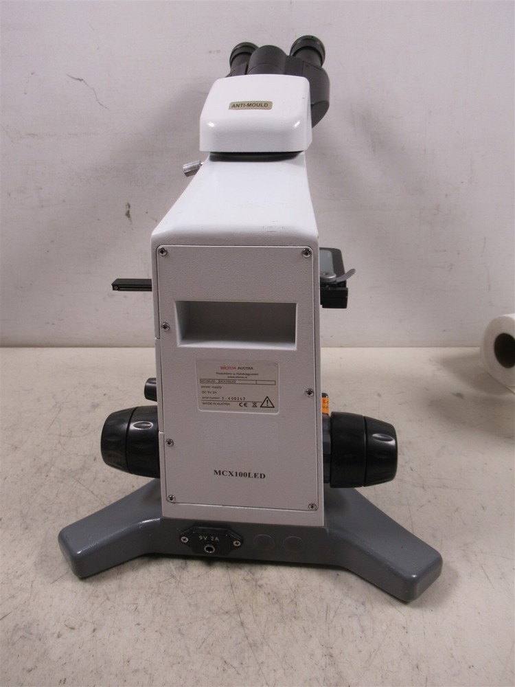 Micros Austria Biological Binocular Microscope MC100LED w/ Objectives