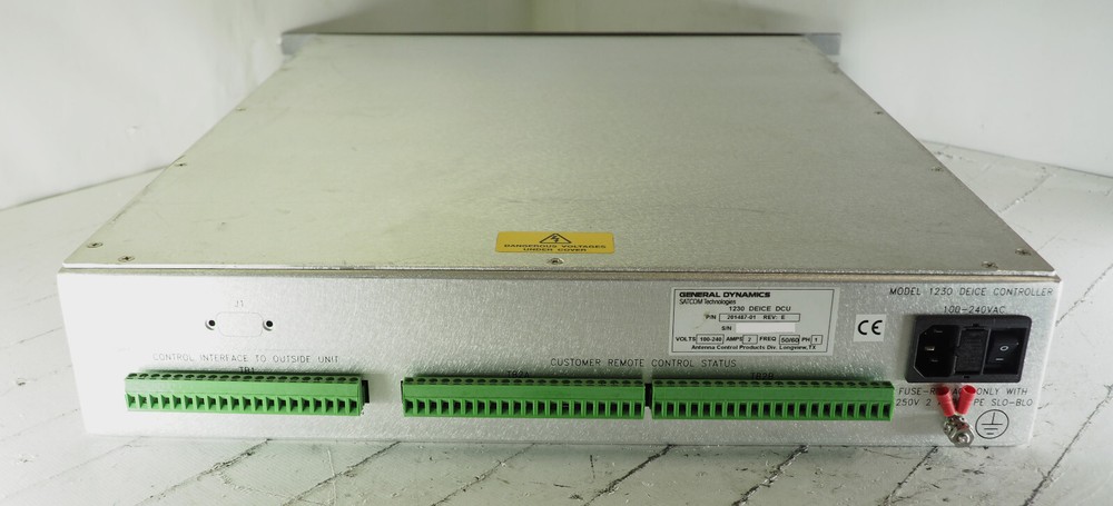 General Dynamics Satcom Technologies Model 1230 Deicing Control System 201487-01