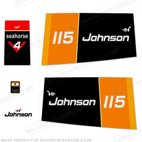 Fits Johnson 1976 115hp Decals