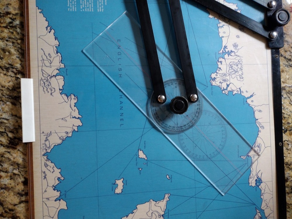 Marine Navigation PORTLAND COURSE PLOTTER Vintage P1074