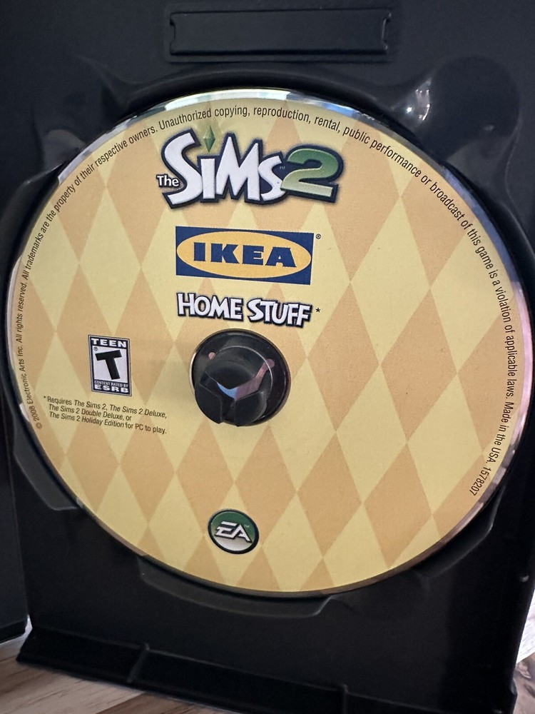 The Sims 2 IKEA Home Stuff Learning PC CD Game Expansion 2008 Complete Pre Owned