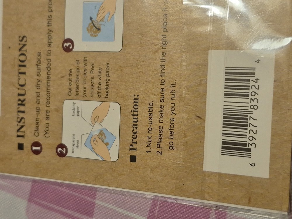 Crafter’s Square Rub on Transfers Numbers NEW