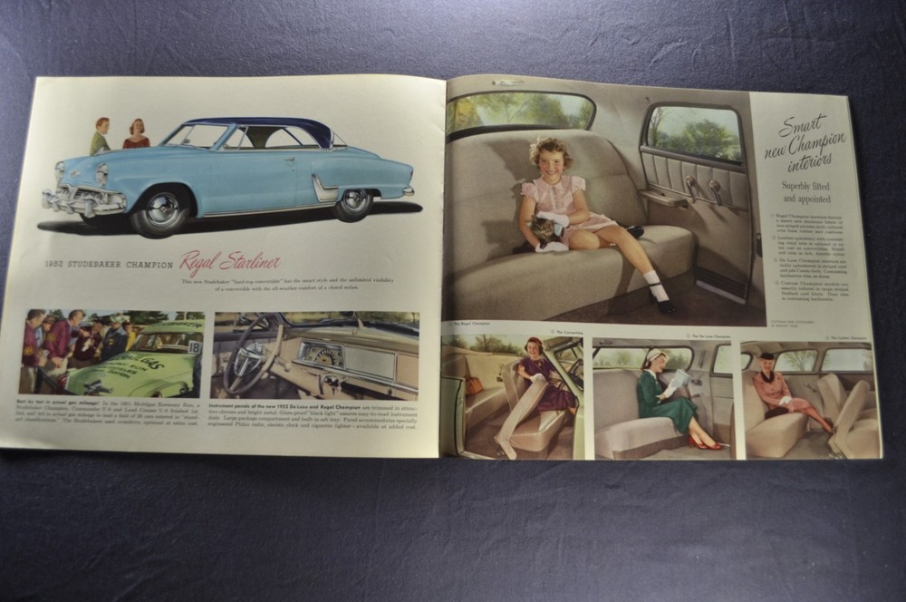 1952 Studebaker Brochure Commander Champion Land Cruiser Excellent Original 52