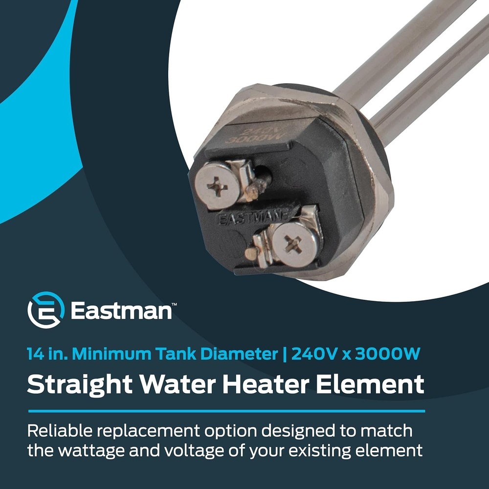 Universal 240V x 3000W Water Heater Element with Copper Sheath - Long-Lasting