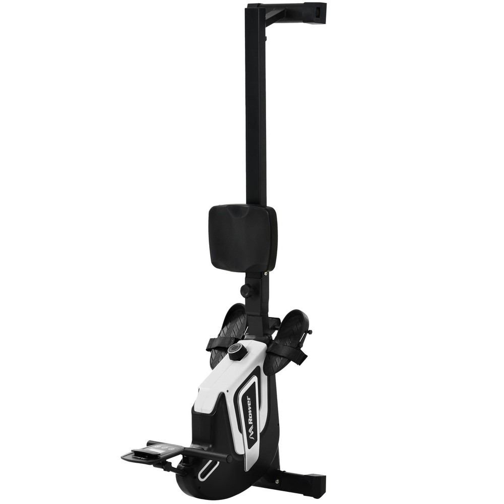 Folding Magnetic Rowing Machine w/ 14 Level Resistance Adjustable Tablet Holder