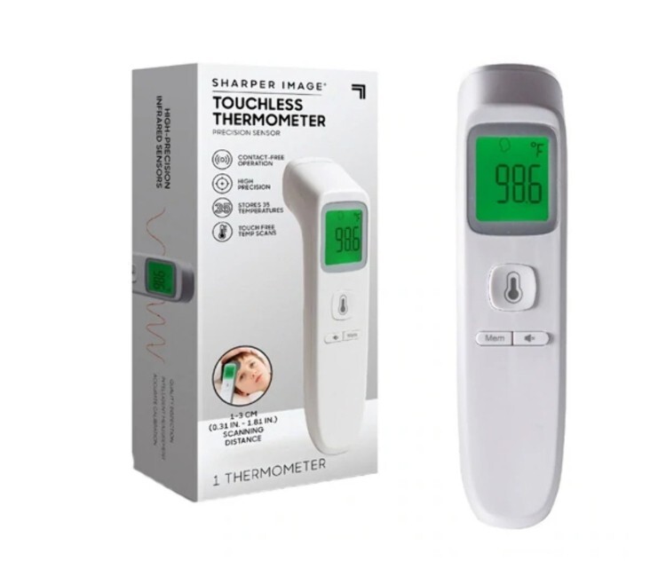 NEW 2020 Sharper Image: Touchless Thermometer w/ Precision Sensor 35 Programs