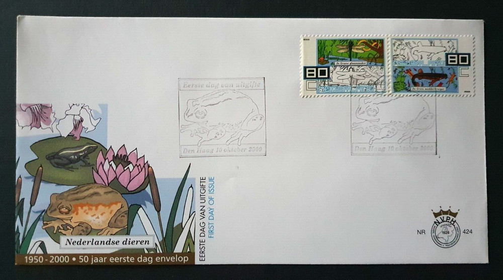 2000 NETHERLANDS NEDERLAND NATURE CONSERVATION NR 424 FDC