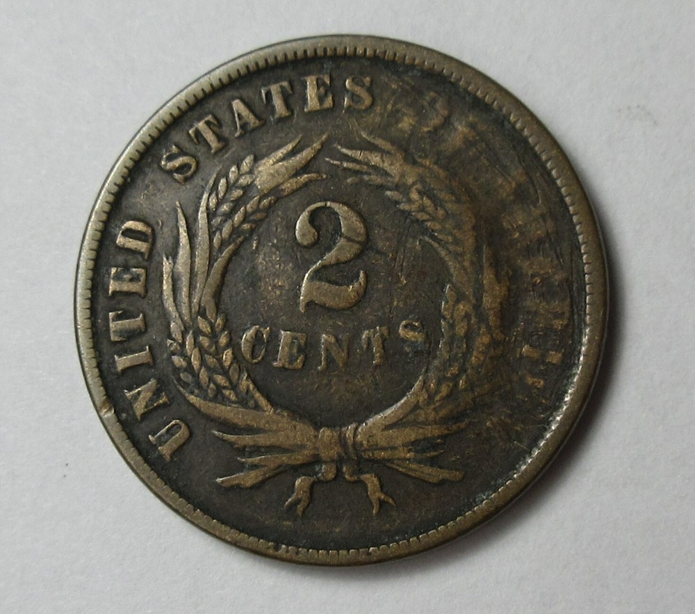 1869 Two Cent -XF- (#512e)
