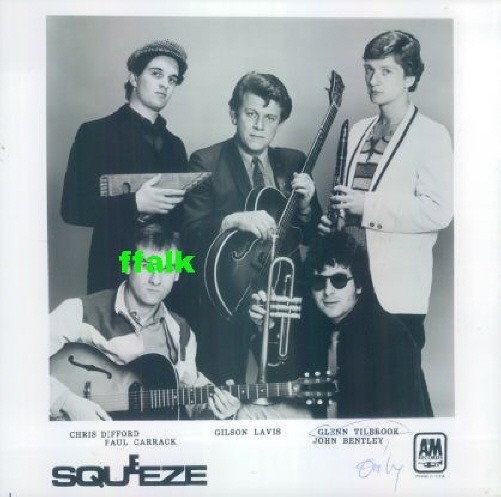 Press Photo: SQUEEZE 8x8 B&W
