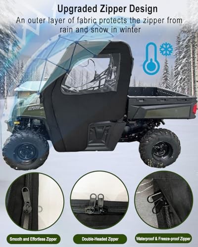 Ranger 570 full size Soft Side Doors cab Enclosure Upgrade Heavy Duty