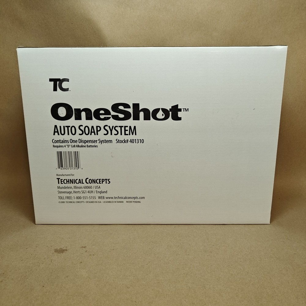 ONE SHOT Auto Soap Sensor System Dispenser BATHROOM Touch Free Automatic