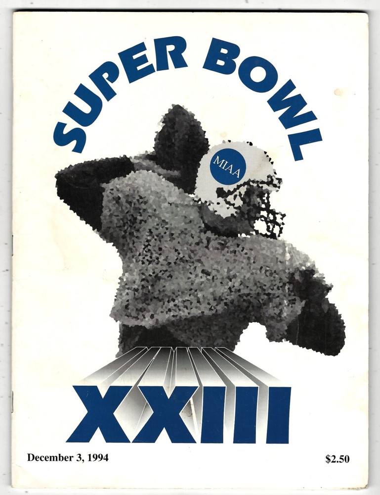 1994 Program - Massachusetts Interscholastic Athletic Association Super Bowl