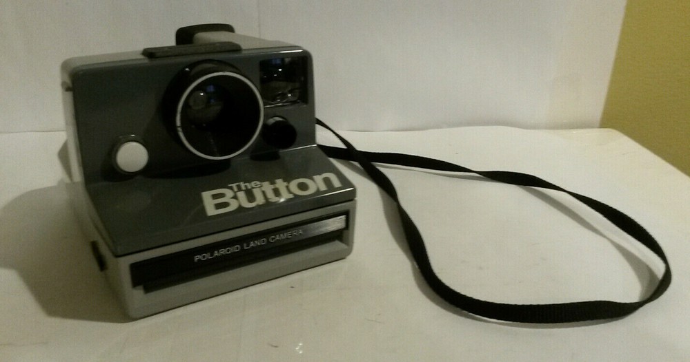 Button Polaroid land camera instant camera vintage