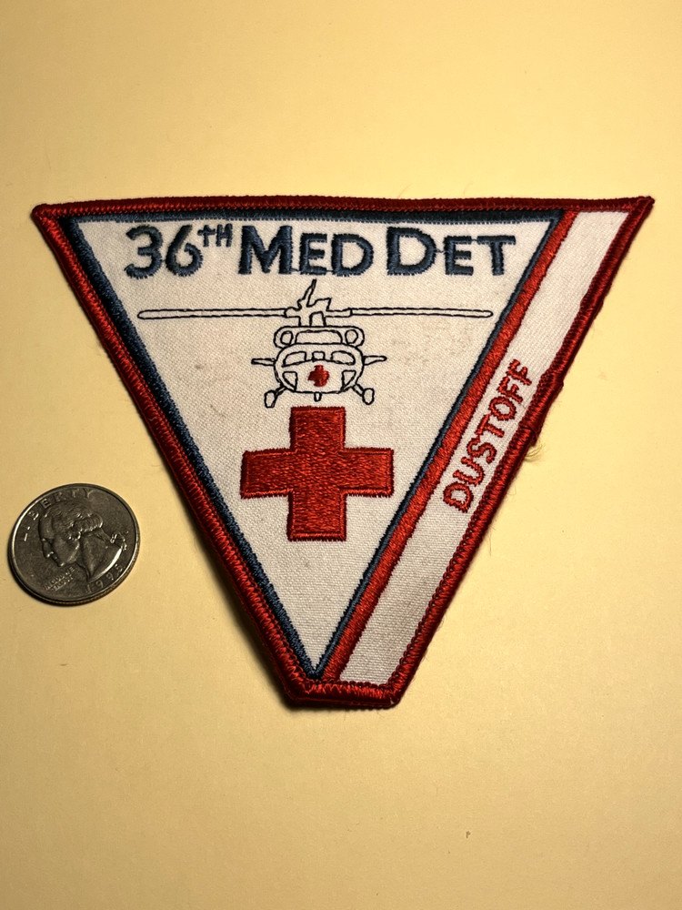 36th Medical Detachment Helicopter Dustoff Patch - Original 1990's