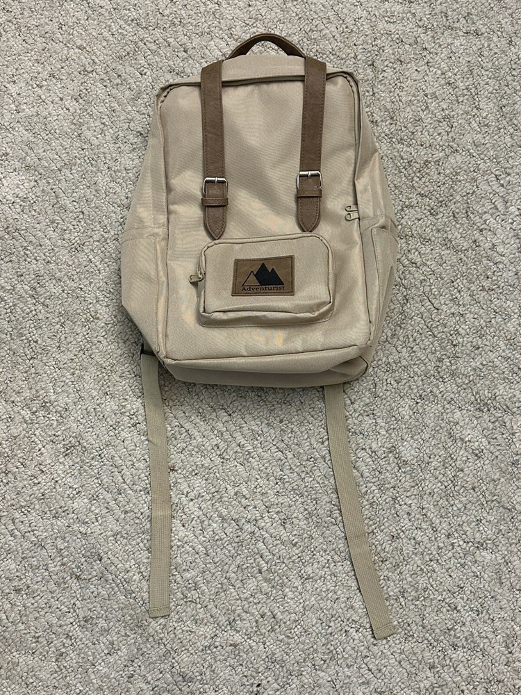 Adventurist Classic Backpack Tan Khaki EUC Free Shipping!