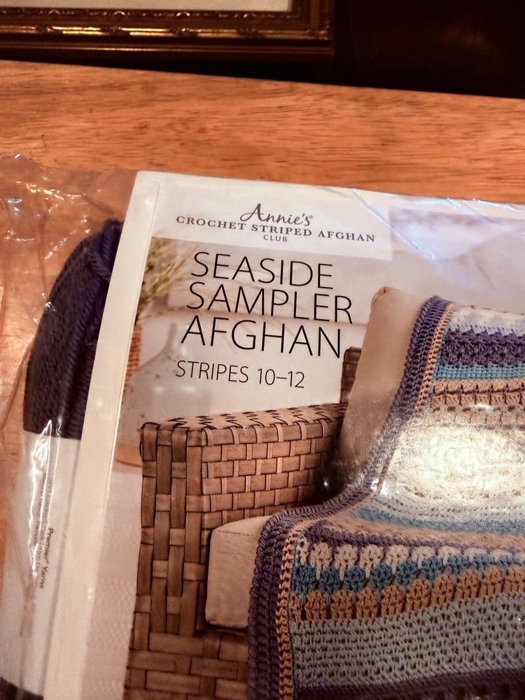 Annie’s Seaside sampler Afghan stripes 10–12