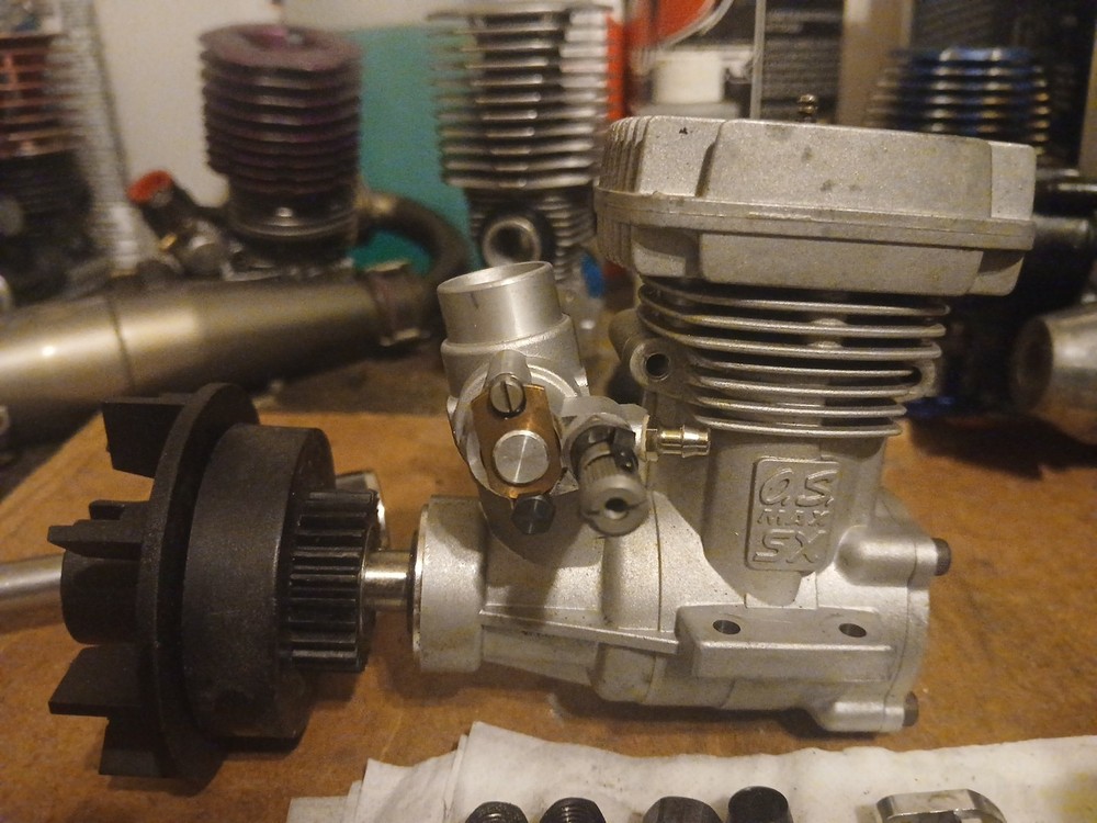 O.S. Max .50 SX H Helicopter Engine