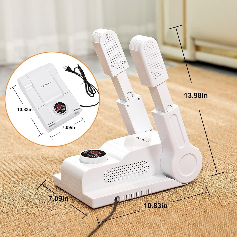 Upgraded Temperature Control] Shoe & Boot Dryer for Work Boots with 24-Hour D...