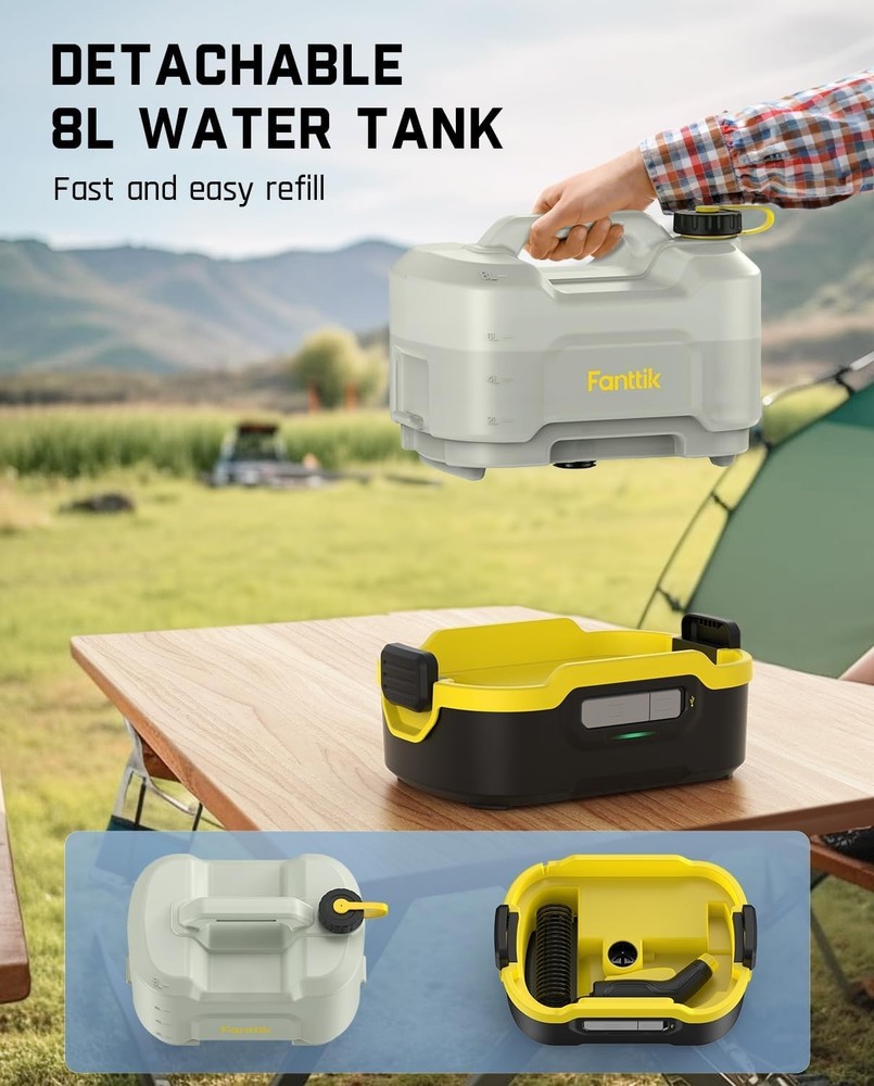 2600mAh Battery-Powered Pressure Washer - Efficient Cleaning Solution