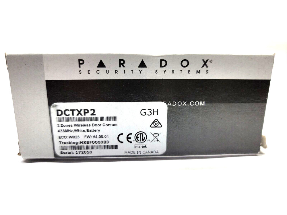 Paradox Wireless Door Contact - DCTXP2