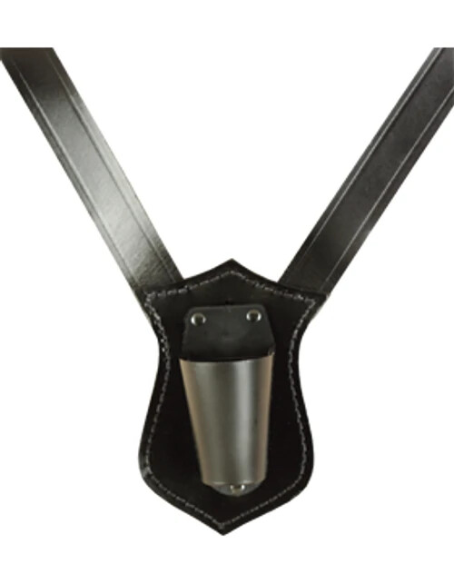 Parade Flag Carrier Black Leather - 1801