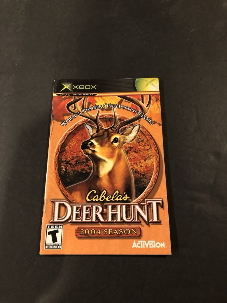 Deer hunt xbox 2004 Manual Only