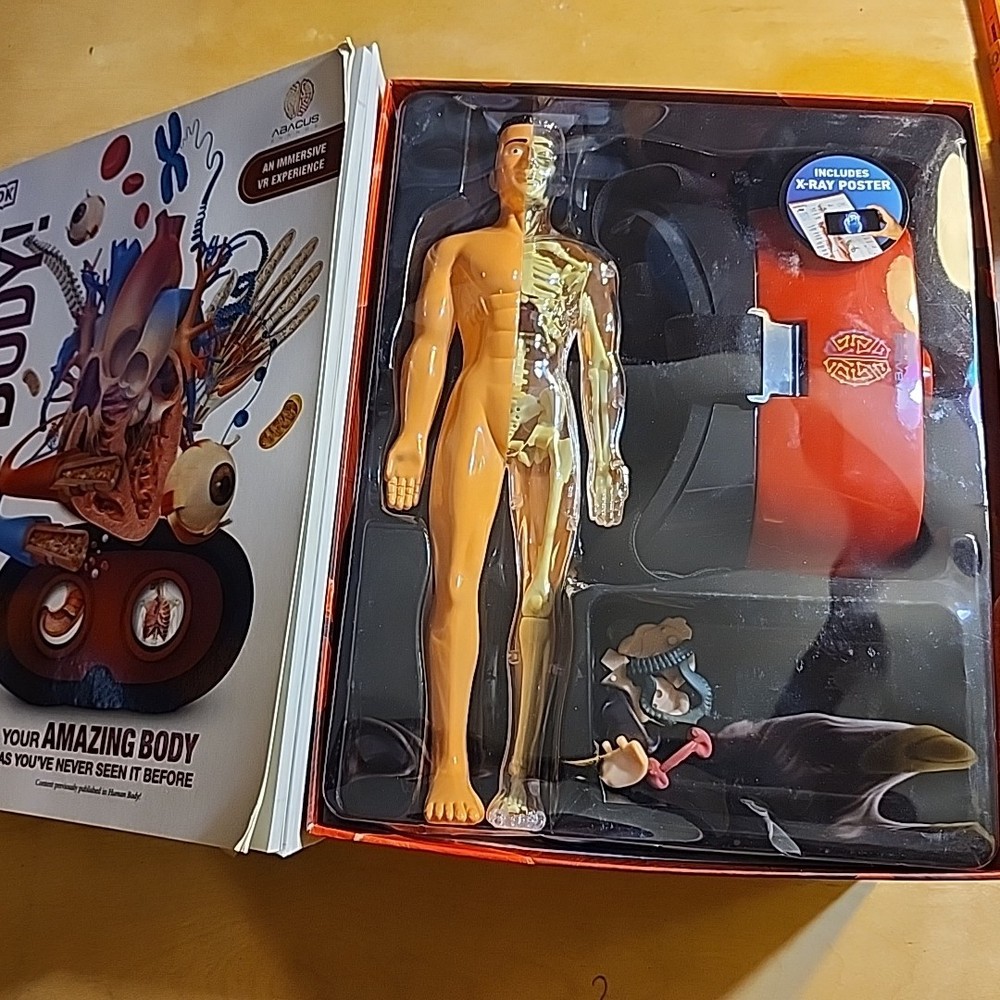 Abacus Brands Virtual Reality Human Body Learning Activity Set VR Goggles