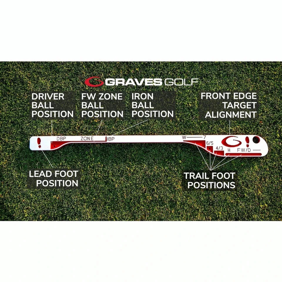 New Alignment & Ball Position Trainer, Right Hand NO IMPORT FEES