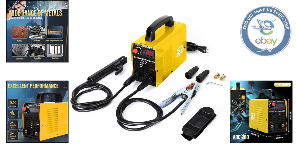 Energy-Efficient 110V Welding Machine with Protections - Reliable Performance