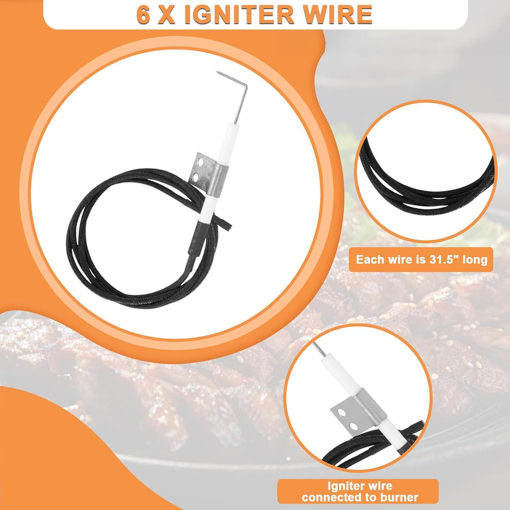 Pulse Igniter DHL-128-6Q for Nexgrill Ignitor Replacement Starter 720-0888S 720-