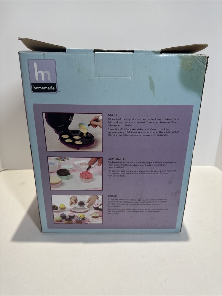 Cupcake Maker Appliance Mini Cupcakes NIB