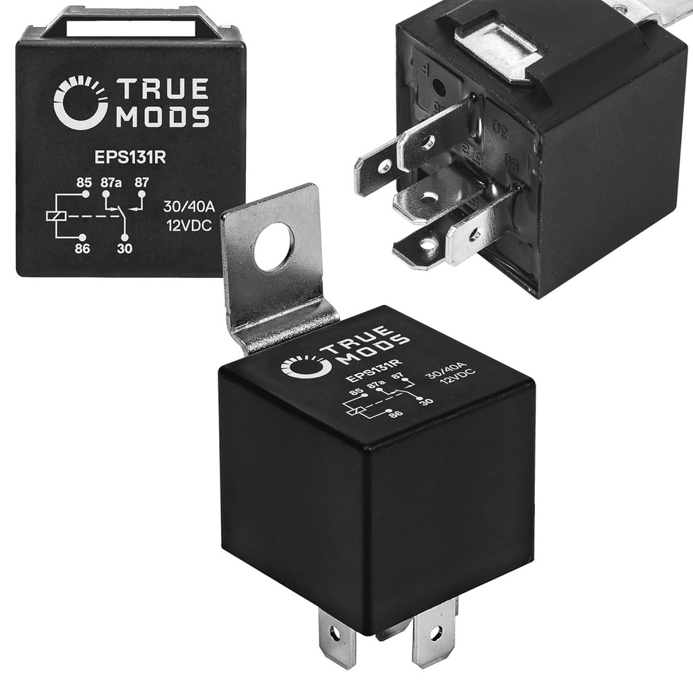 10-Piece Bosch Style 5-Pin 12V Relay Switch [Single Pole Double Throw]