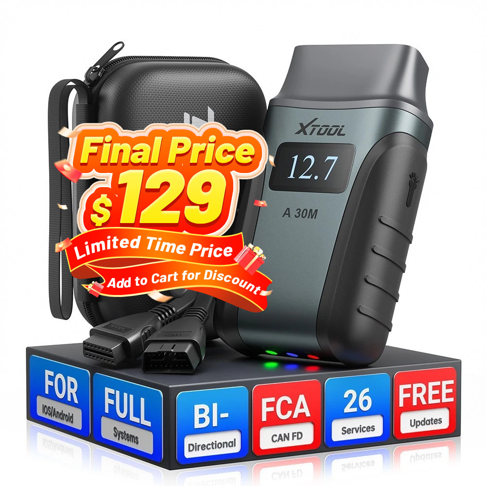 2026 XTOOL A30M KIT Bluetooth All System Car Diagnostic Tool OBD2 Code Scanner