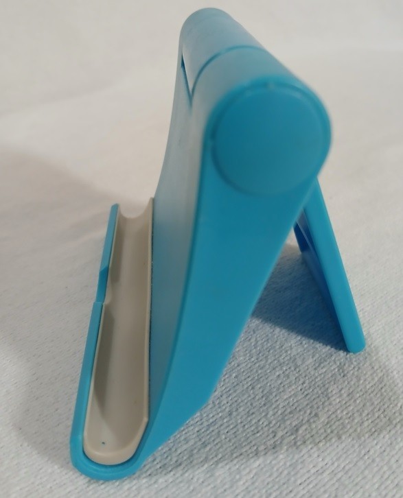 Hello by Design Blue Foldable Cellphone Stand Holder Rest for iPhone Tablet