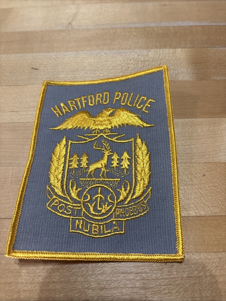 Hartford Connecticut Police Patch White