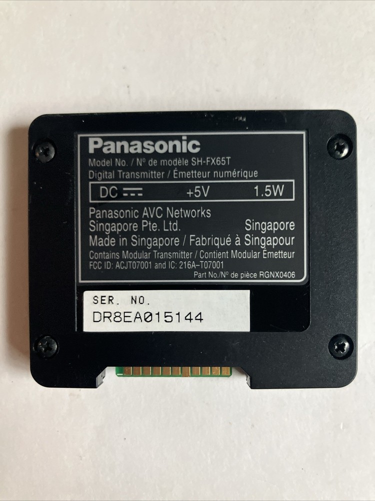 Panasonic SH-FX65T Wireless Speaker System Digital Transmitter OEM