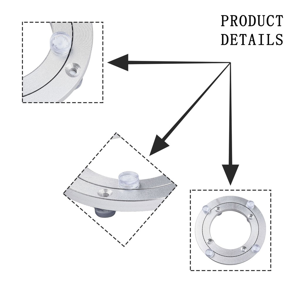 12-39cm Rotating Bearing Turntable Lazy Susan Base for Kitchen Dining Table