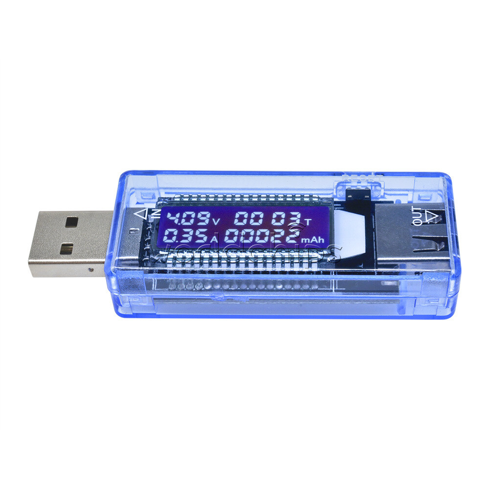USB Charger Doctor Capacity Tester LCD Display Current Voltage Detector Meter