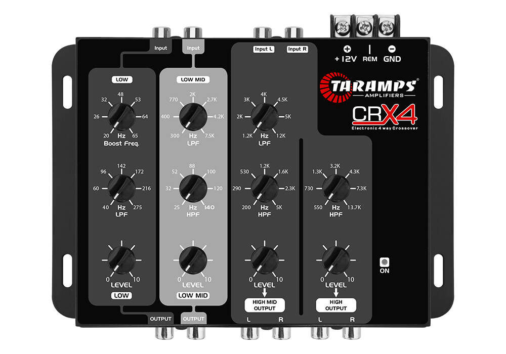 Taramps Crossover CRX4 Processador de Audio 4 canais